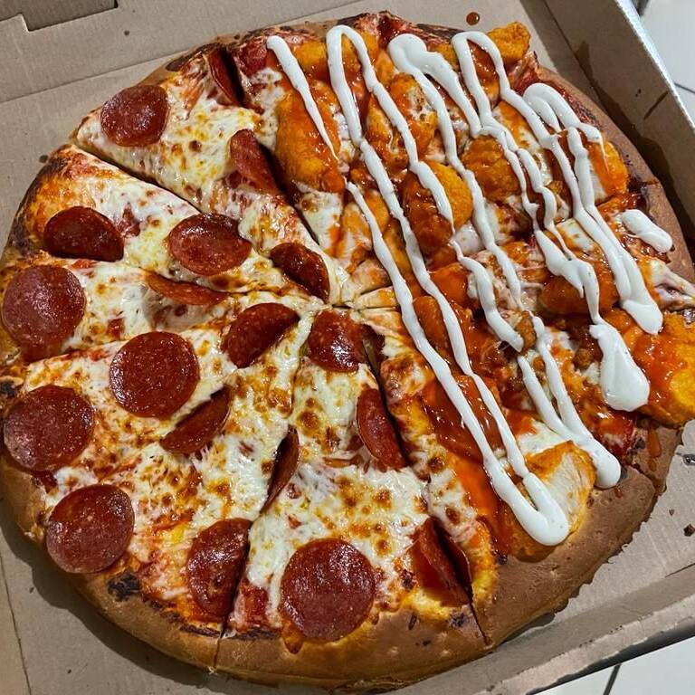 Pizza Boneless Mitad Grande
