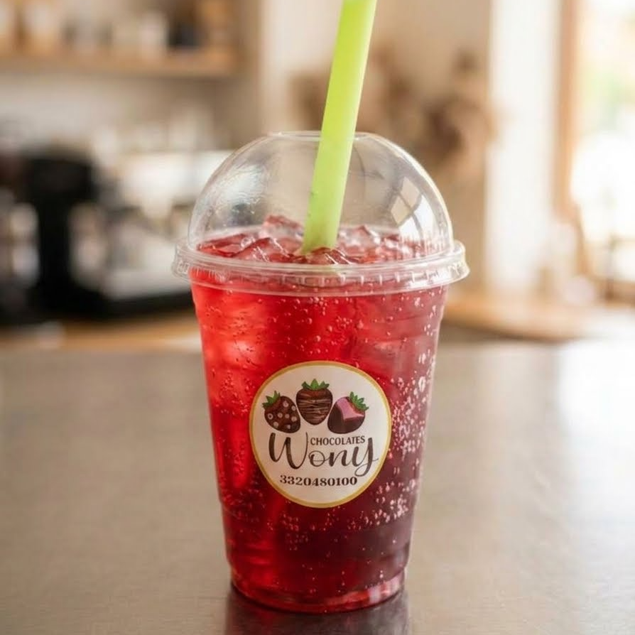 Bebida italiana de Cereza icee