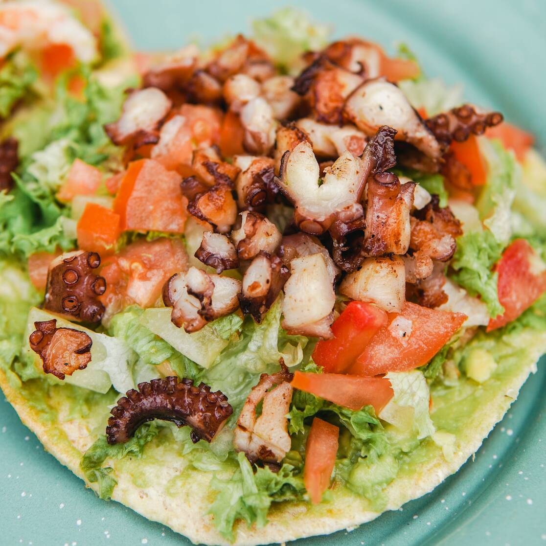 Tostadas de Pulpo