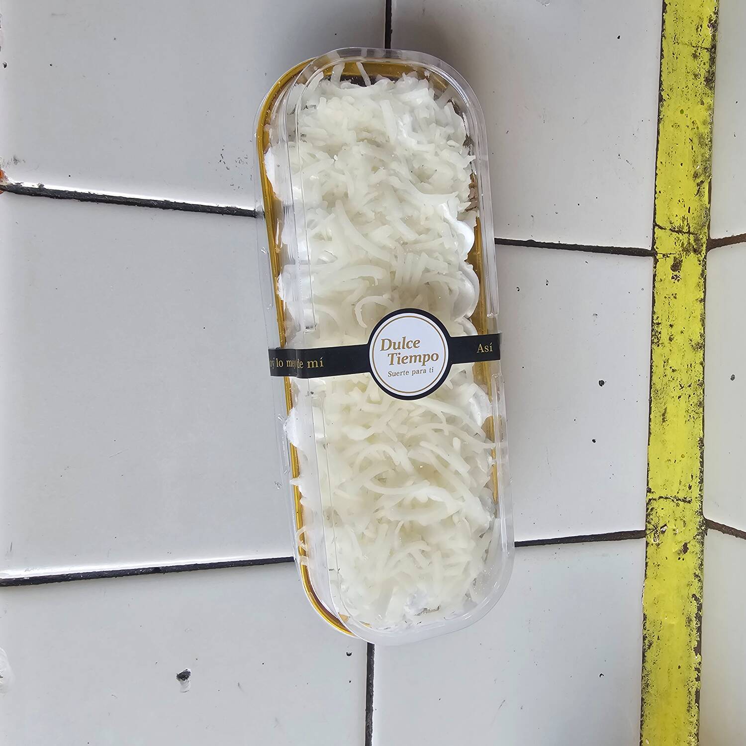 Pastelillo individual tres leches sabor coco