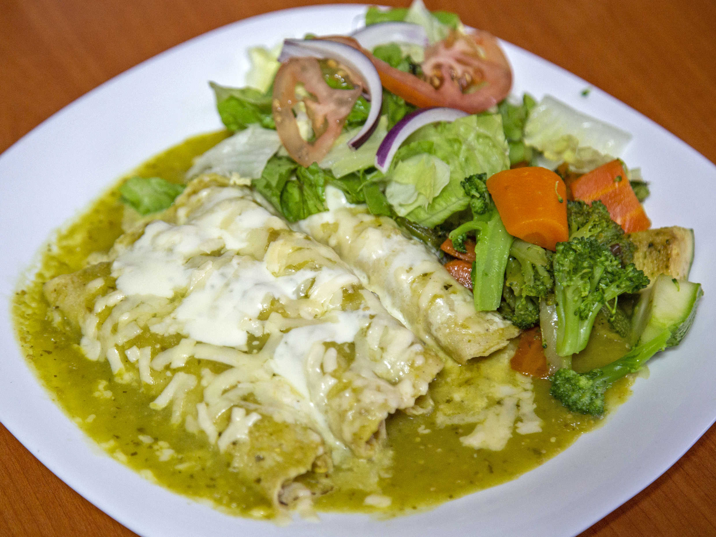 Enchiladas Suizas.