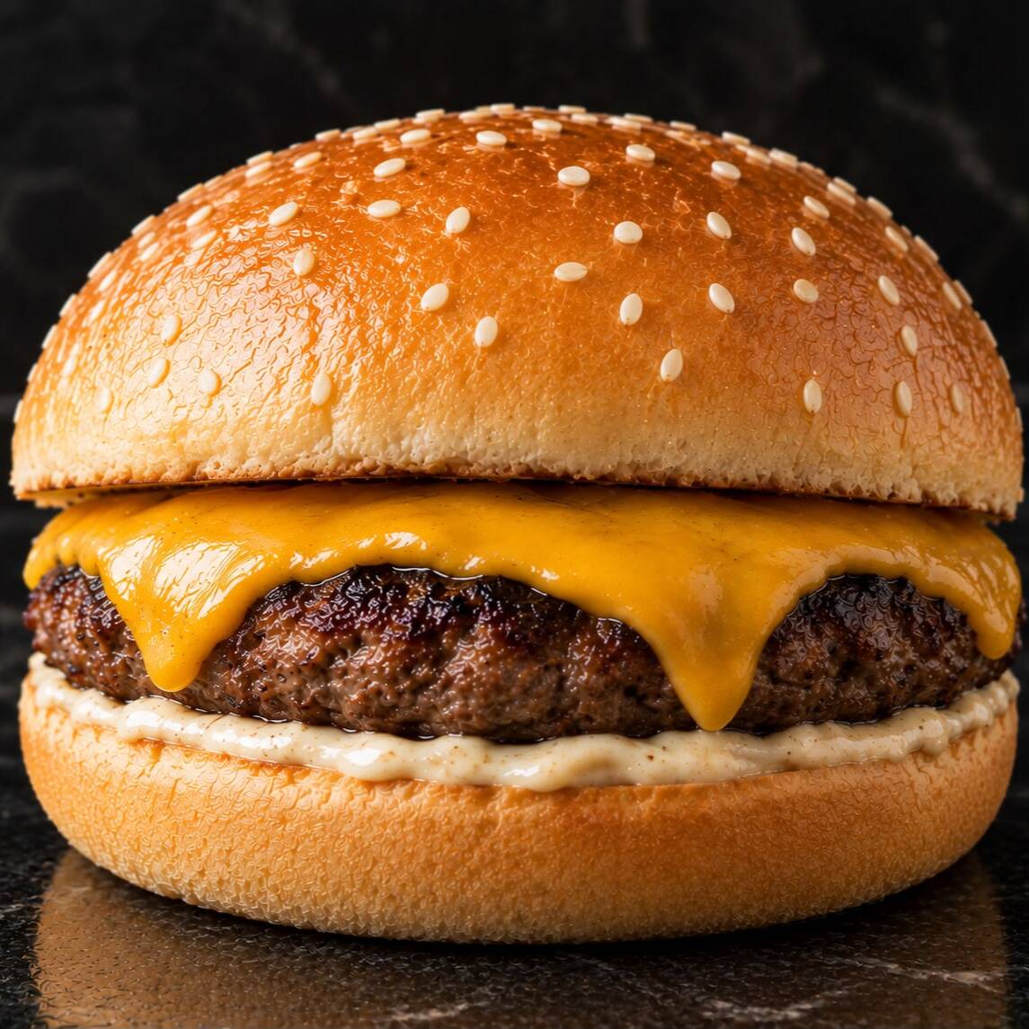 X-Burger 🍔
O clássico na medida certa! Hambúrguer bovino suculento, queijo derretido e maionese cremosa, servido no pão macio. Um lanche saboroso, direto ao ponto e perfeito para matar a fome!