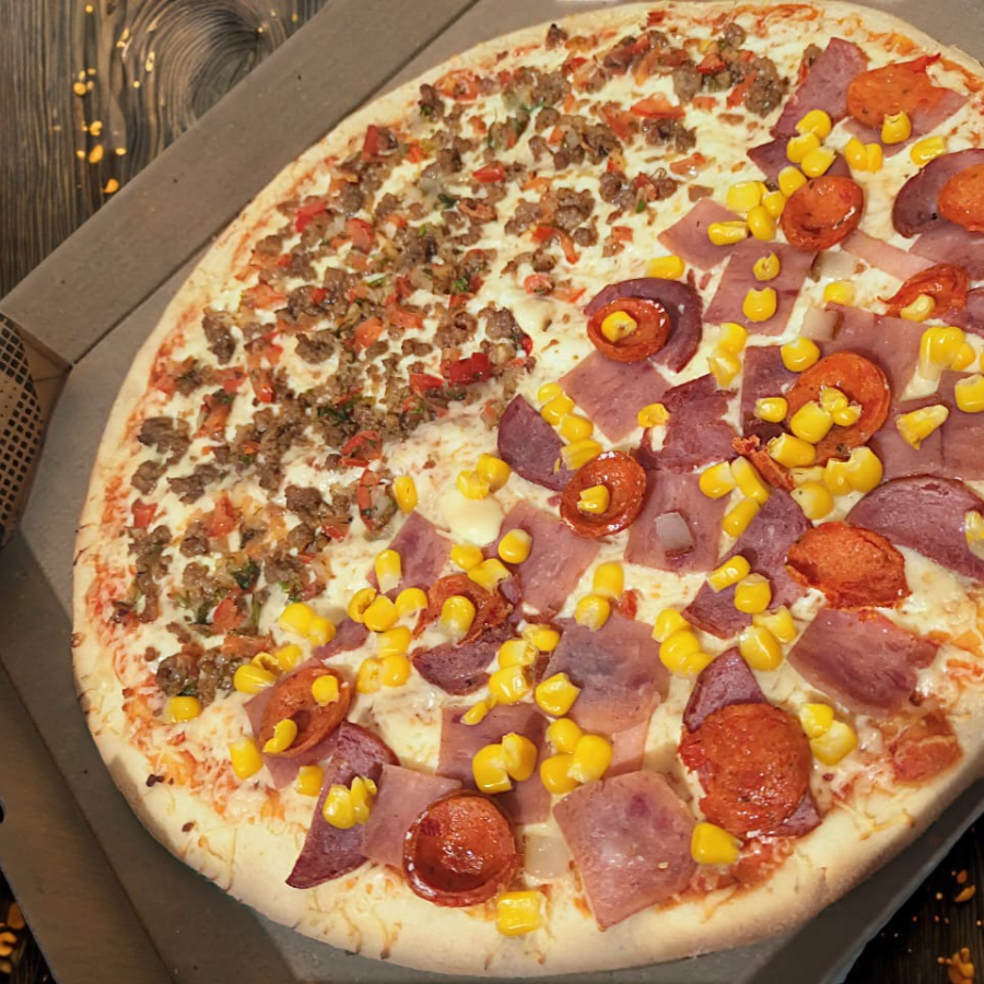 🔥 Pizza Familiar 10 Porciones + Gaseosa 1lt