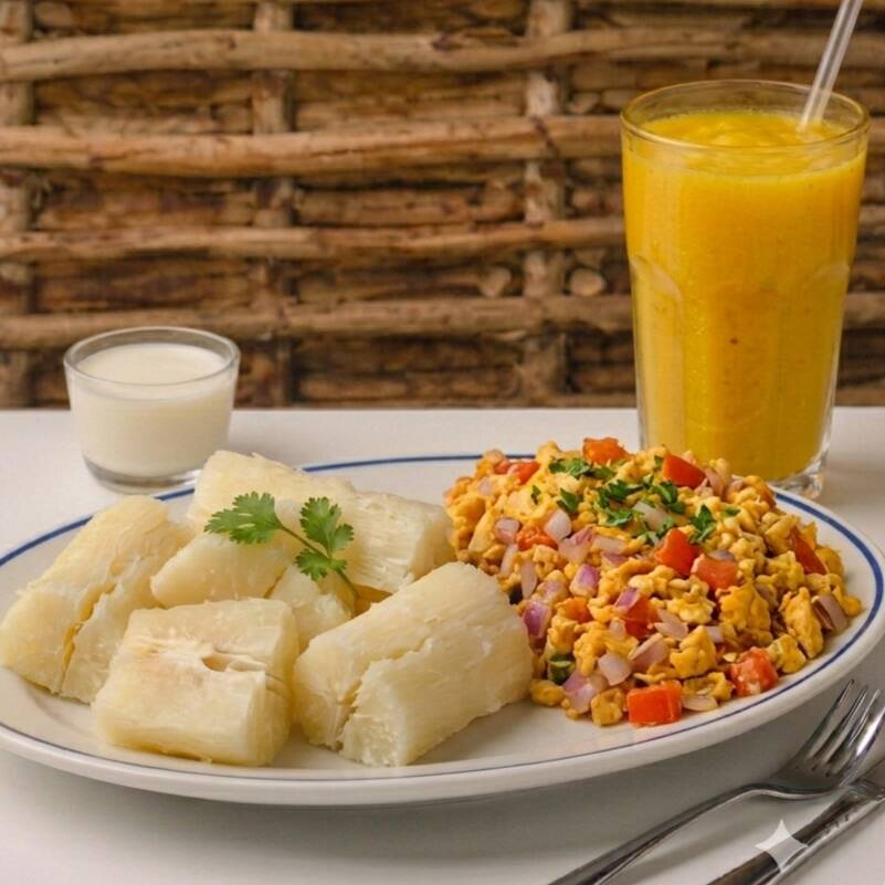 DESAYUNO BASICO CON YUCA