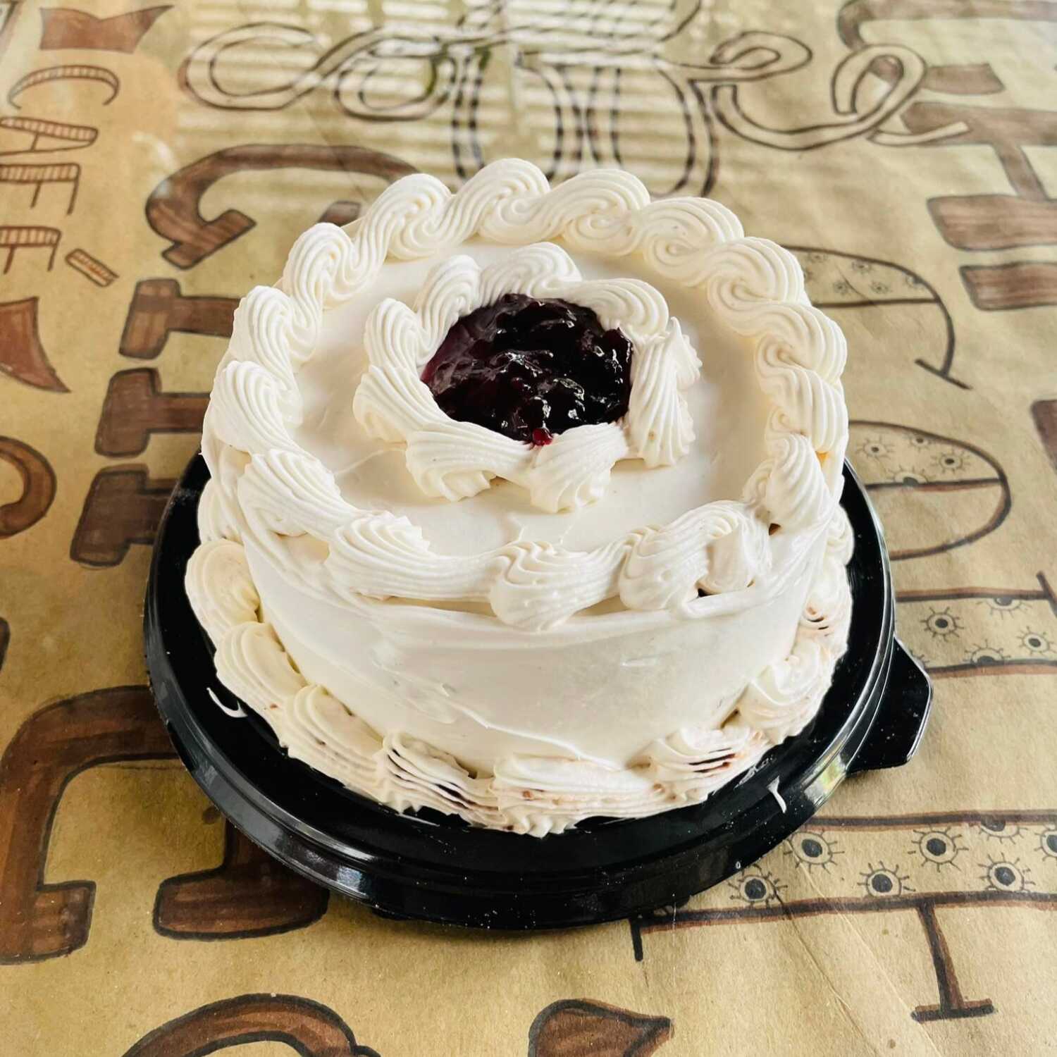 Mini Pastel Queso con Zarzamora 4-5 reb aprox