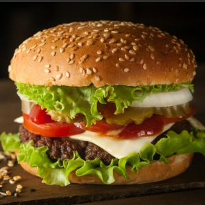 HAMBURGUESA ESPECIAL CON TOCINO