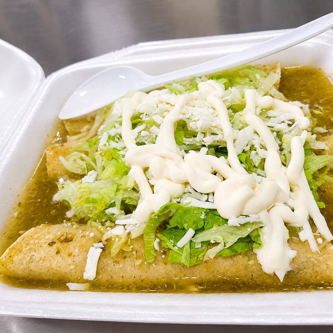 Enchiladas con Pollo