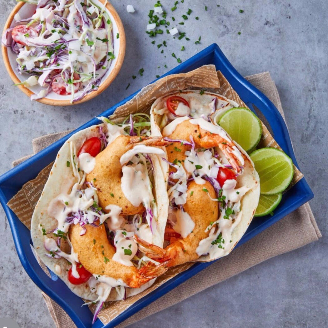Taco Capeado de Camarón