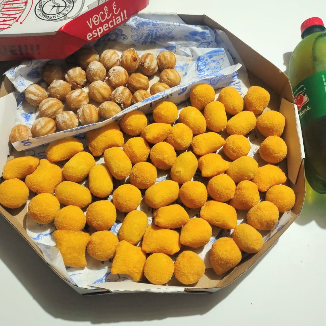 65 Salgados 20g+ 35 Churros + 1 Guaraná 1l