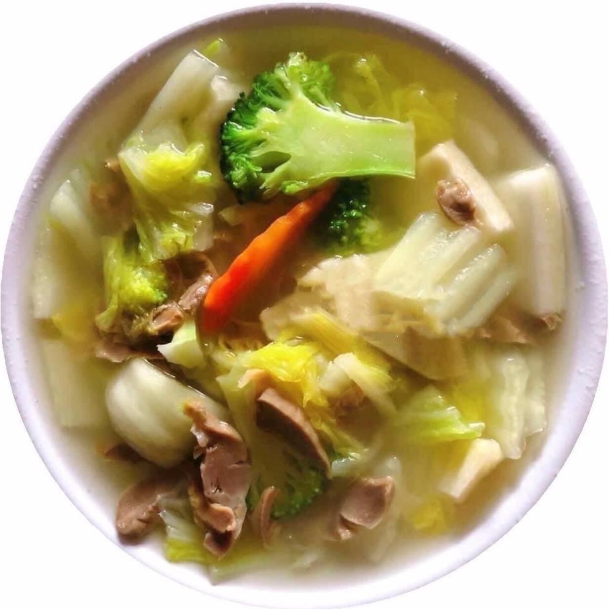 Caldo de mollejas