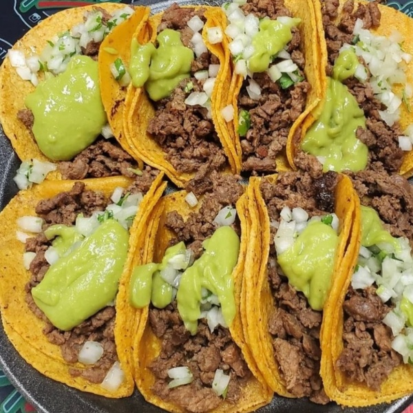 5 tacos de bistec
