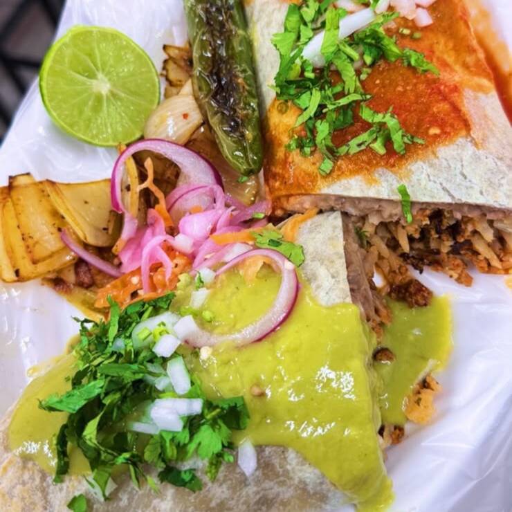 Burrito "Chingón" Jumbo de Suadero