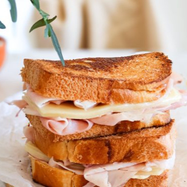 Ham and Mozzarella Brioche