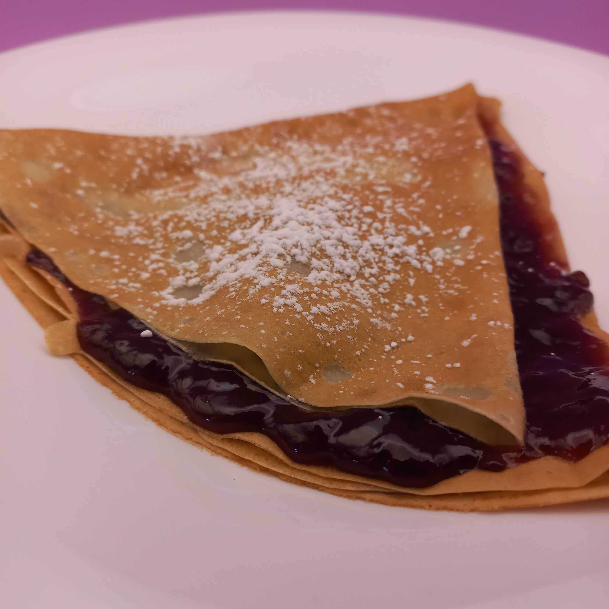 Crepa con Mermelada de Zarzamora