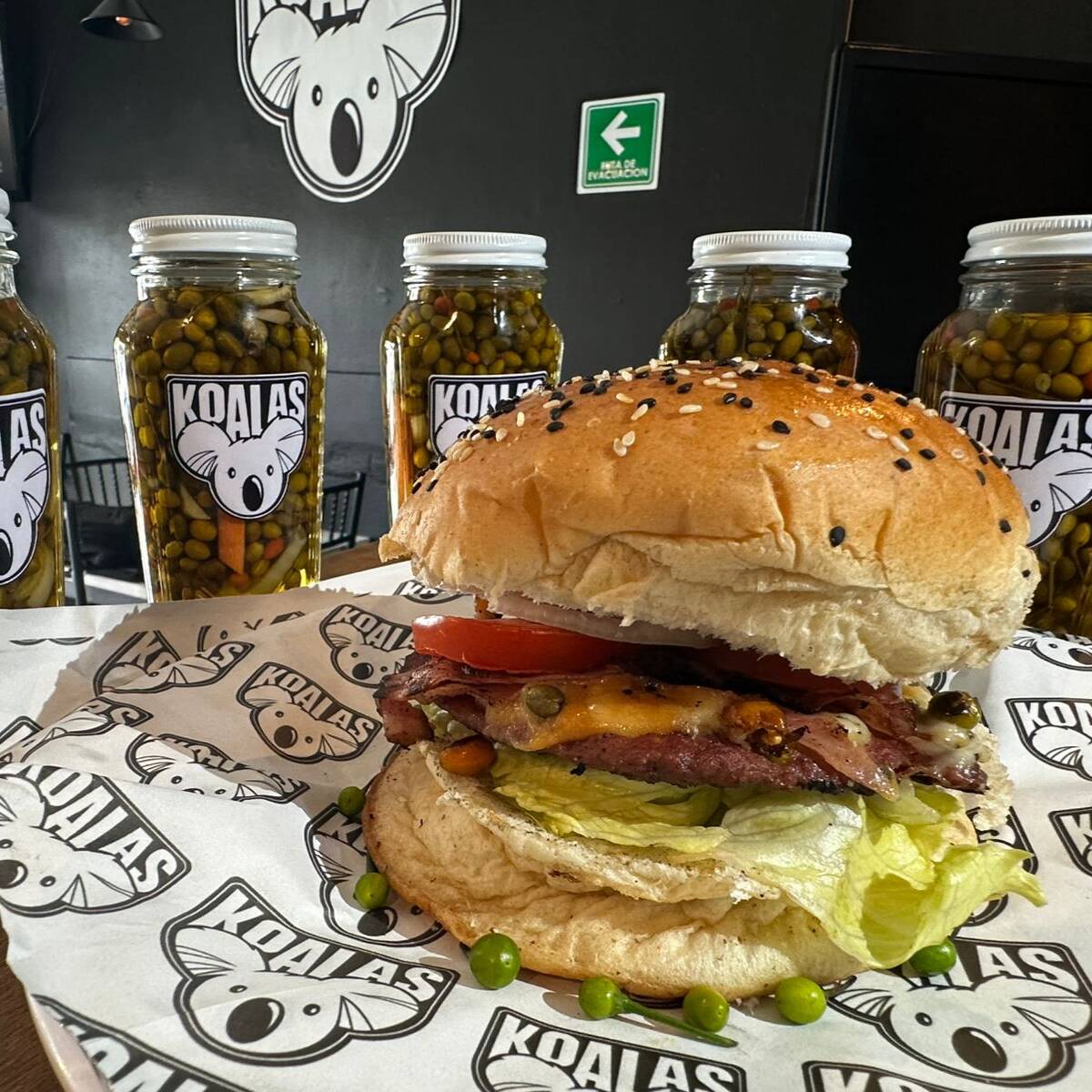 Koalas piquín clasica burger