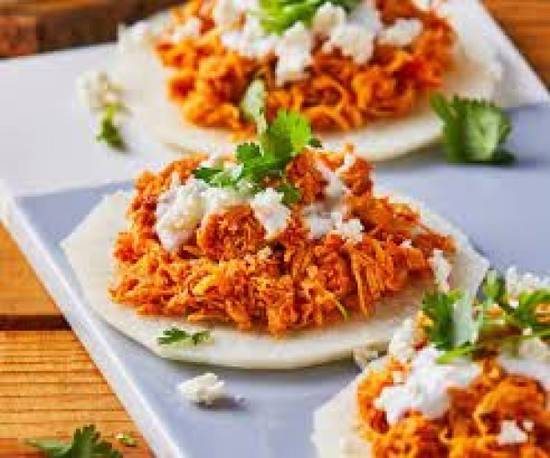 Tostadas de pollo