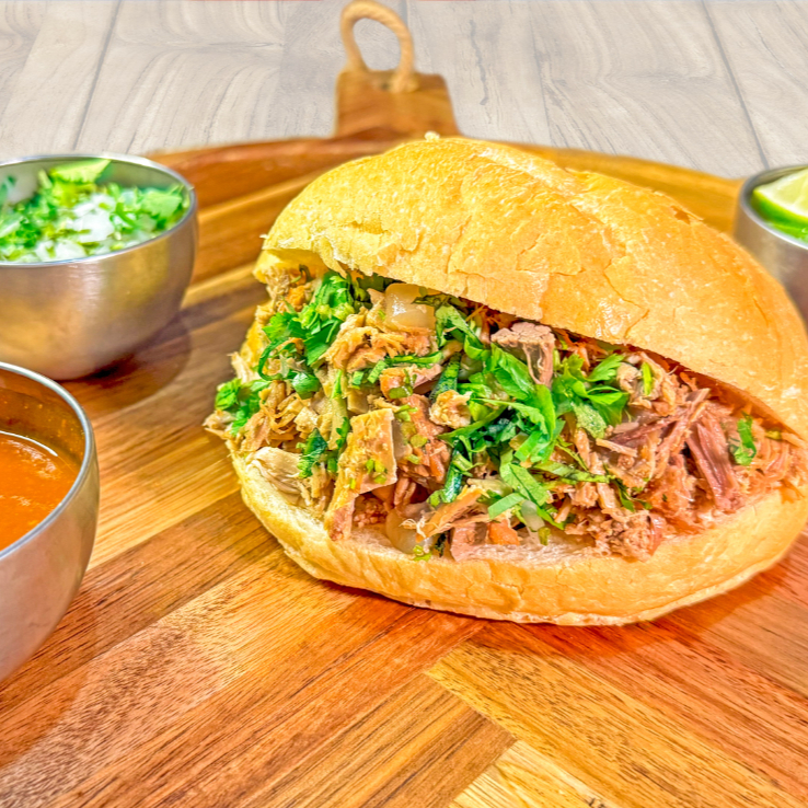 Torta de Carnitas