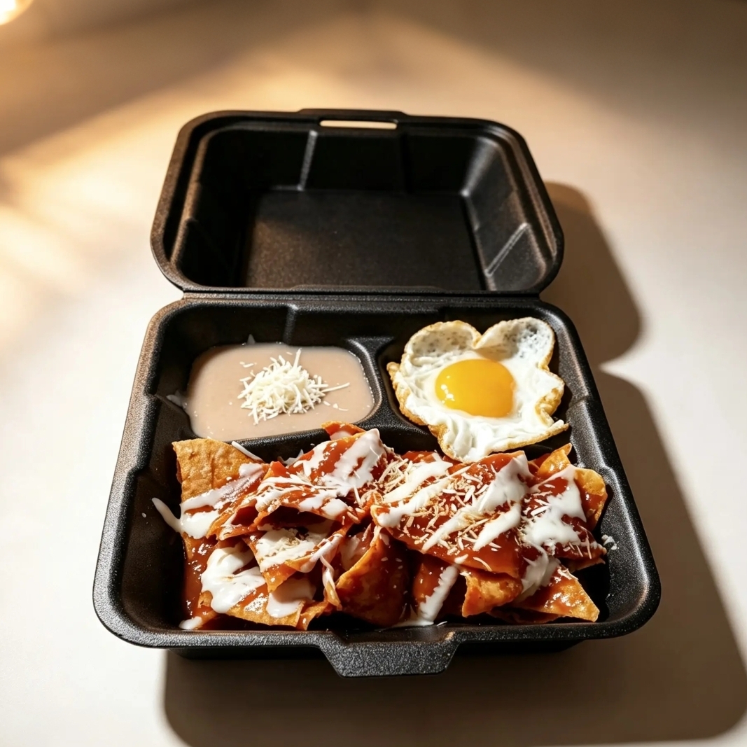 Chilaquiles En Salsa Roja
