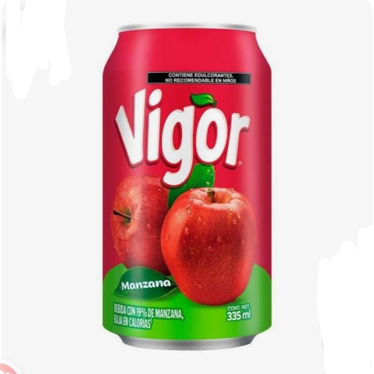 jugo de manzana, lata