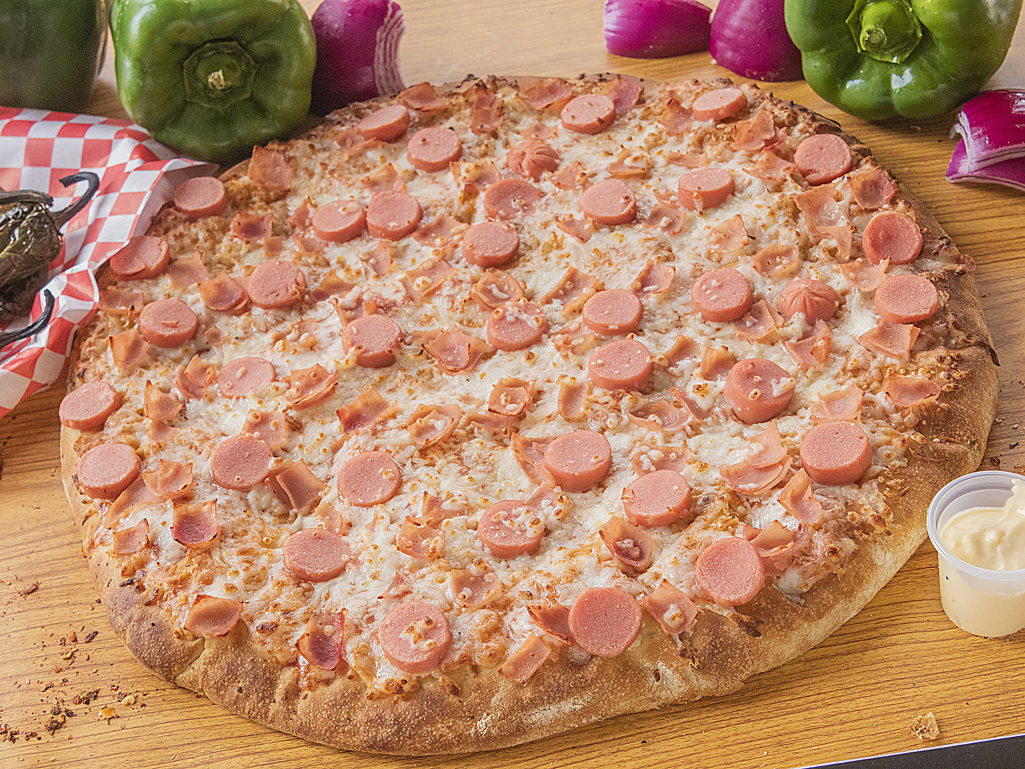 Pizza Jamón Salchicha
