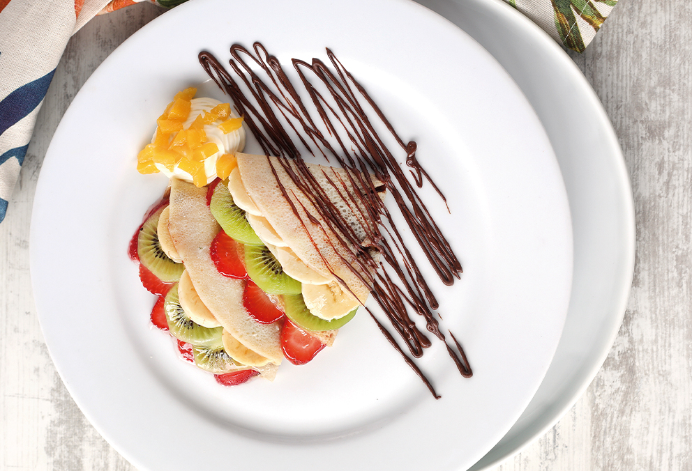 Crepes de frutas