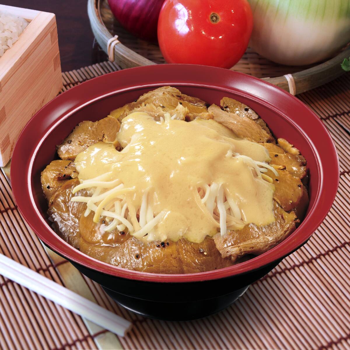 Chashu Don con Queso Fundido