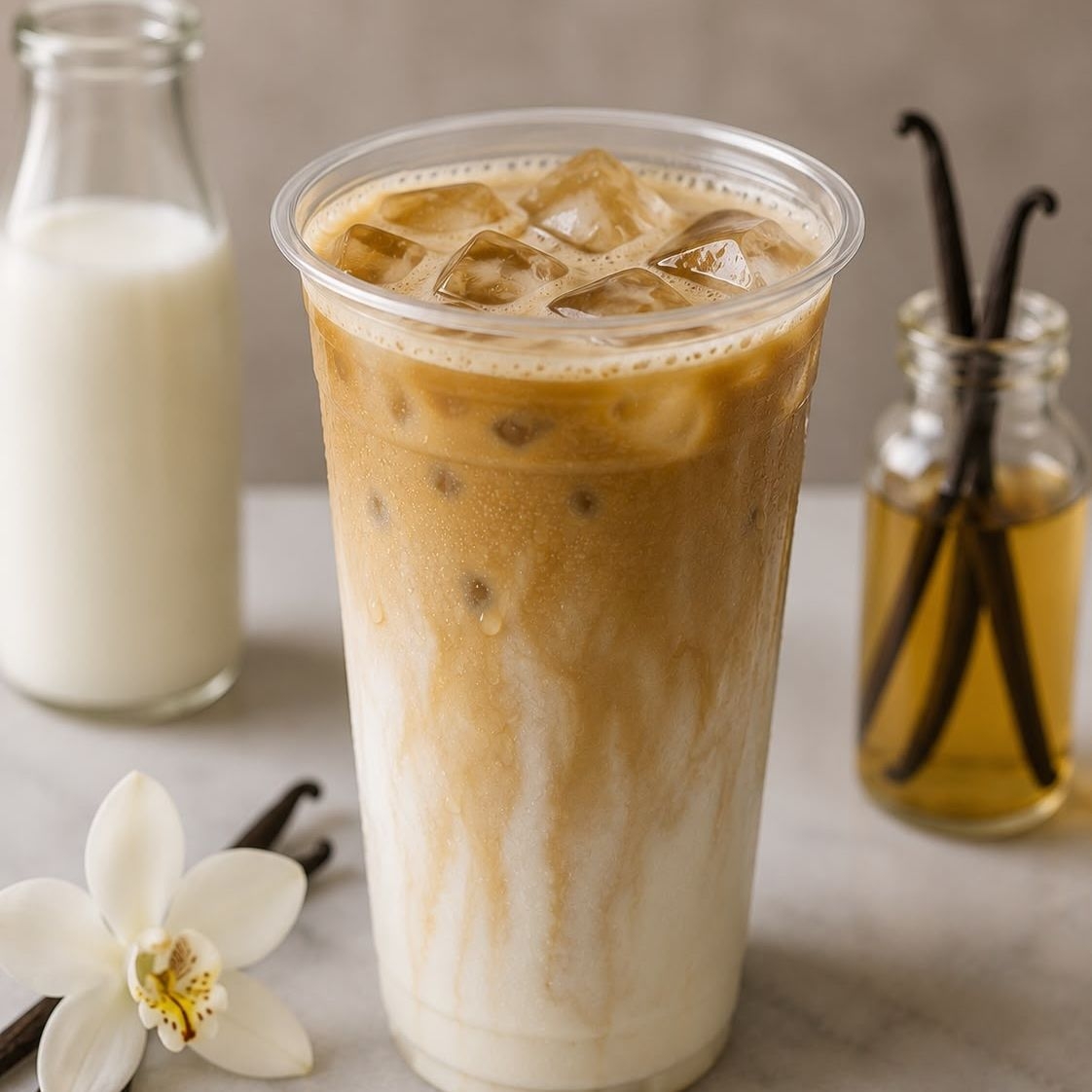 Latte Frio de Vainilla