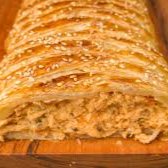 ( massa folhada com frango)