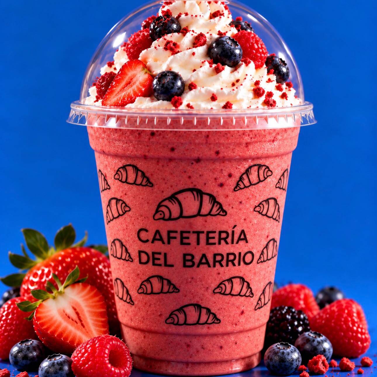 Frappé Frutos Rojos