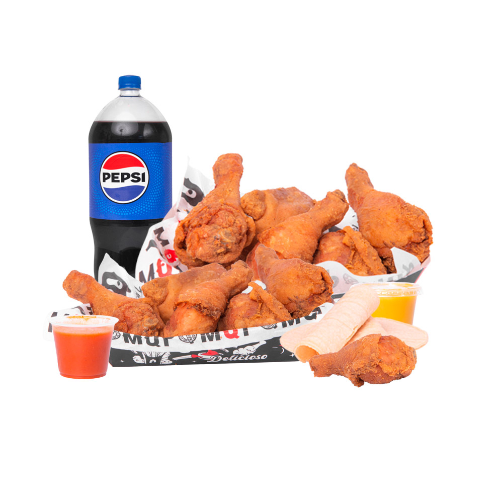 Combo Amigos y Gaseosa 2.5 L
