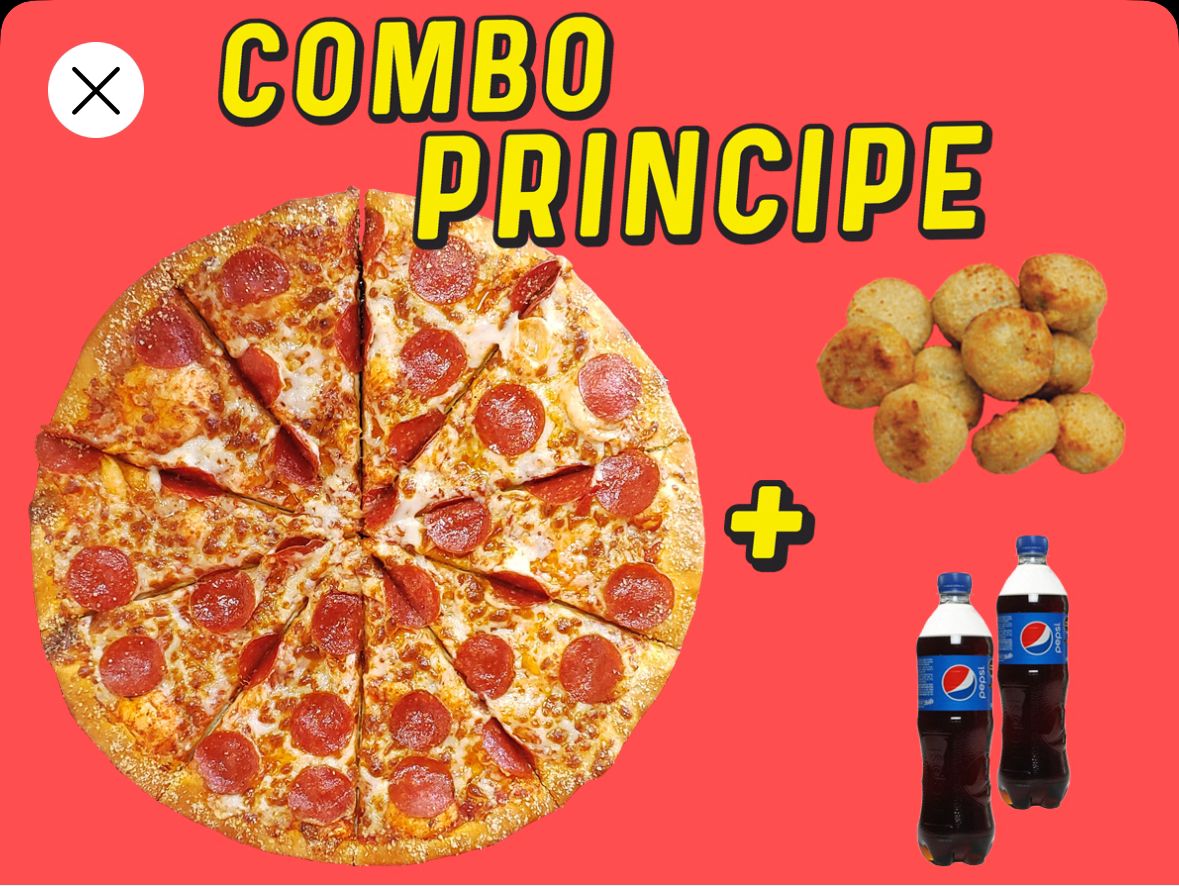 COMBO PRINCIPE+QN CHEESES O QN PAPAS+2 REFRESCOS
