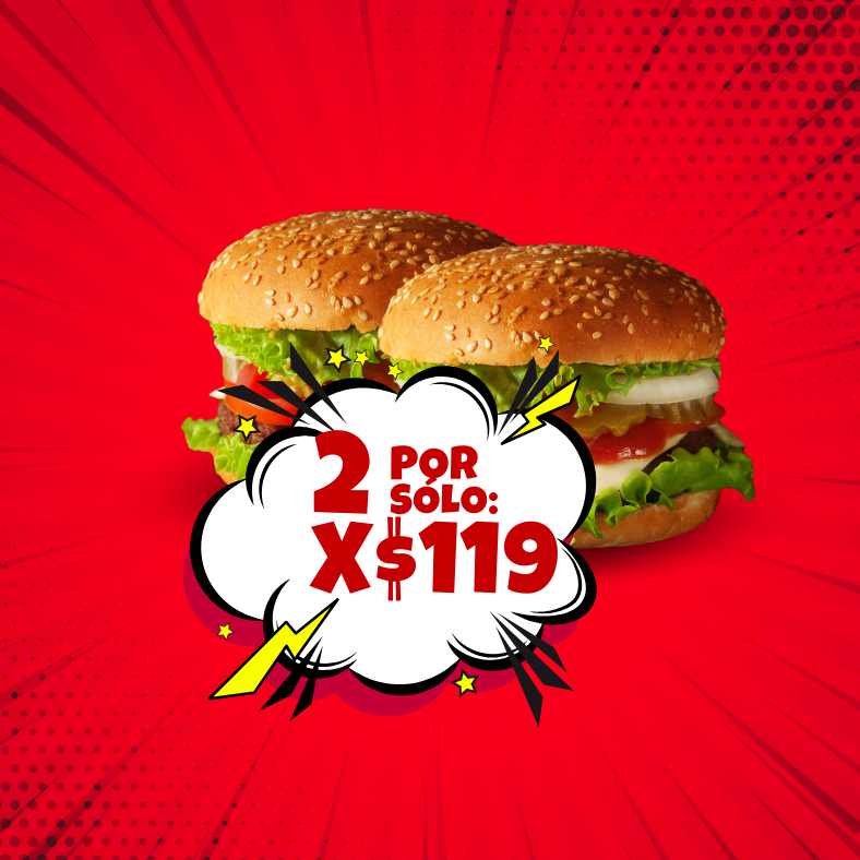 COMBO 2 🍔🍔 X $119
