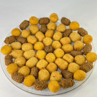* consulte os sabores disponíveis ( sempre temos coxinha, bolinha de queijo E queijo com presunto)