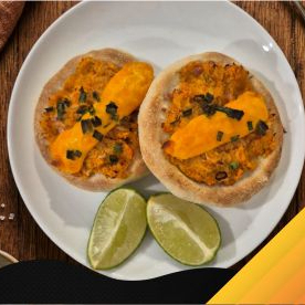 Recheio contém cebola e tomate