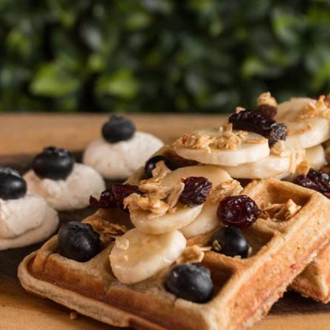 Waffles de Plátano