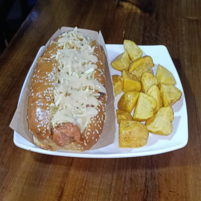 Hot Dog con Papas