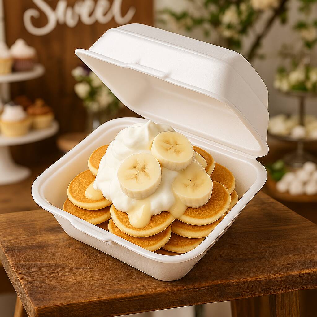 10 mini hot cakes Fruta