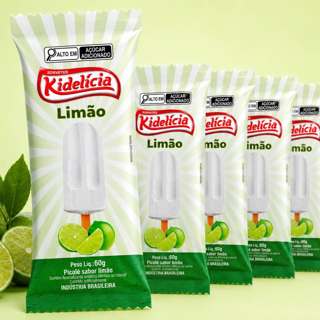 10 Picolés de Limão 60g un