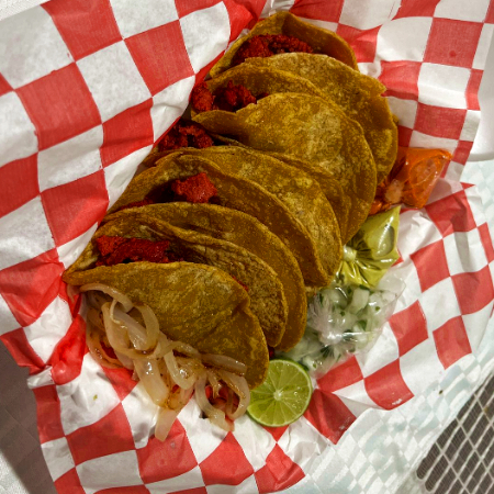Tacos De Trompo En Maiz