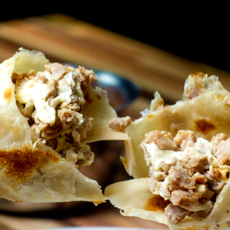 Taco de Chuleta con Queso Harina