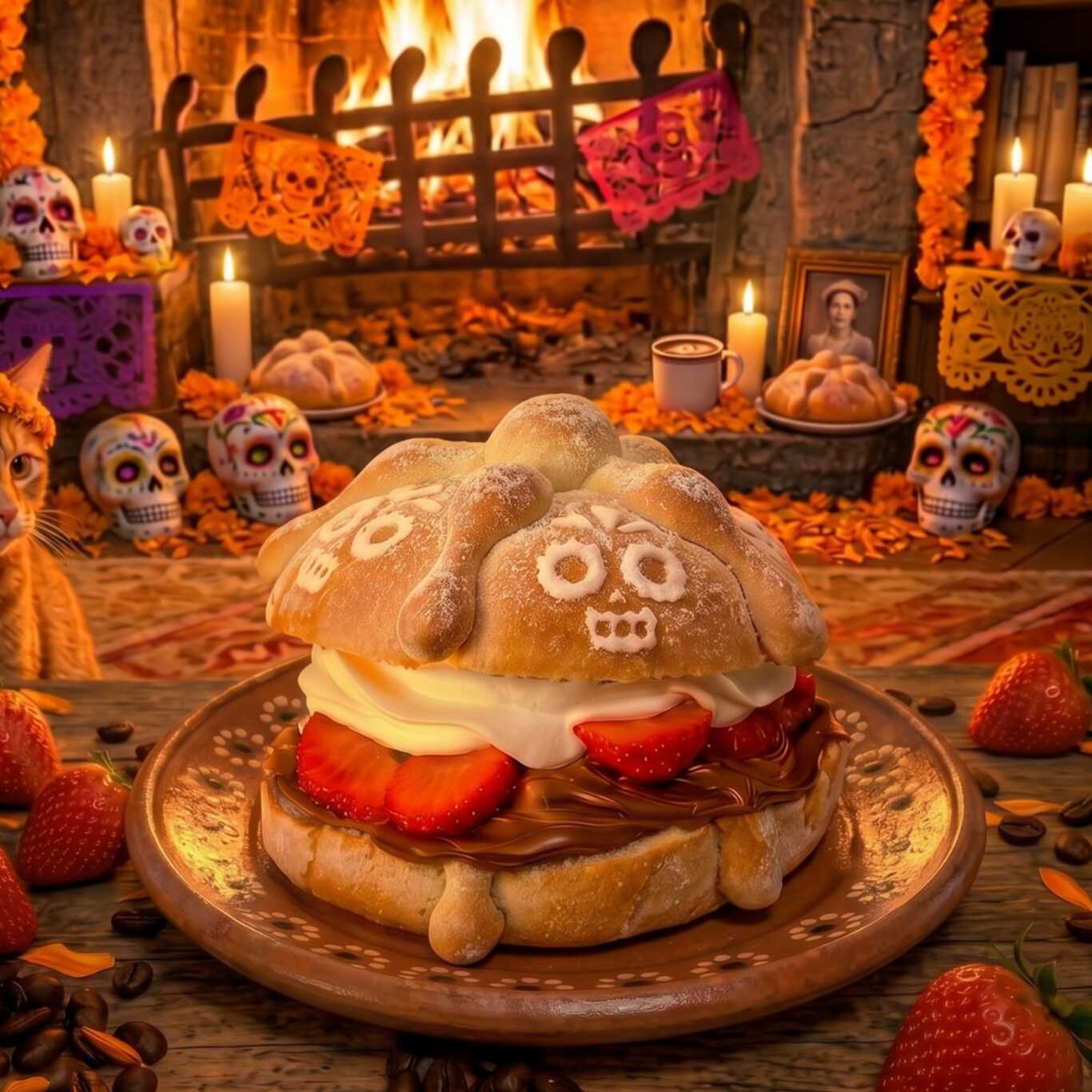 Hojaldra de Pan de Muerto