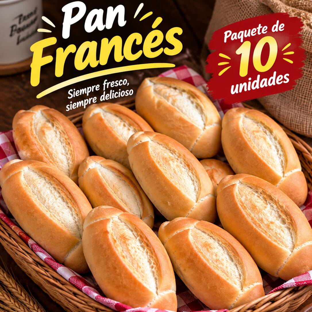 Pan Francés (10 Unidades)
