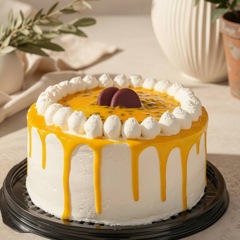 Torta muselina de maracuya