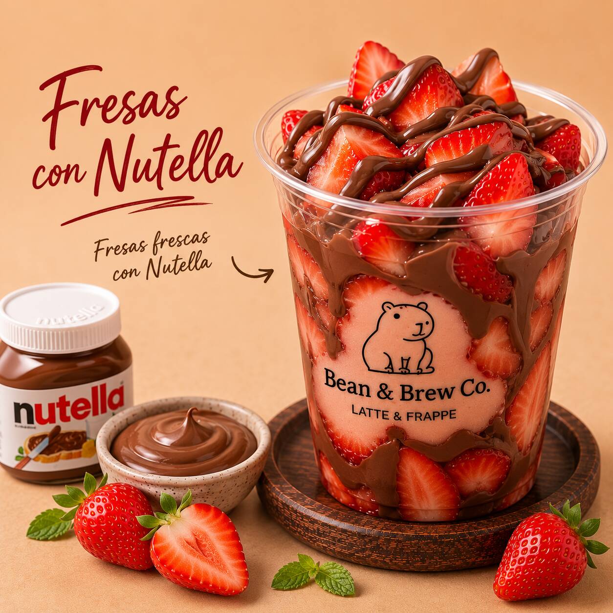 FRESAS CON NUTELLA