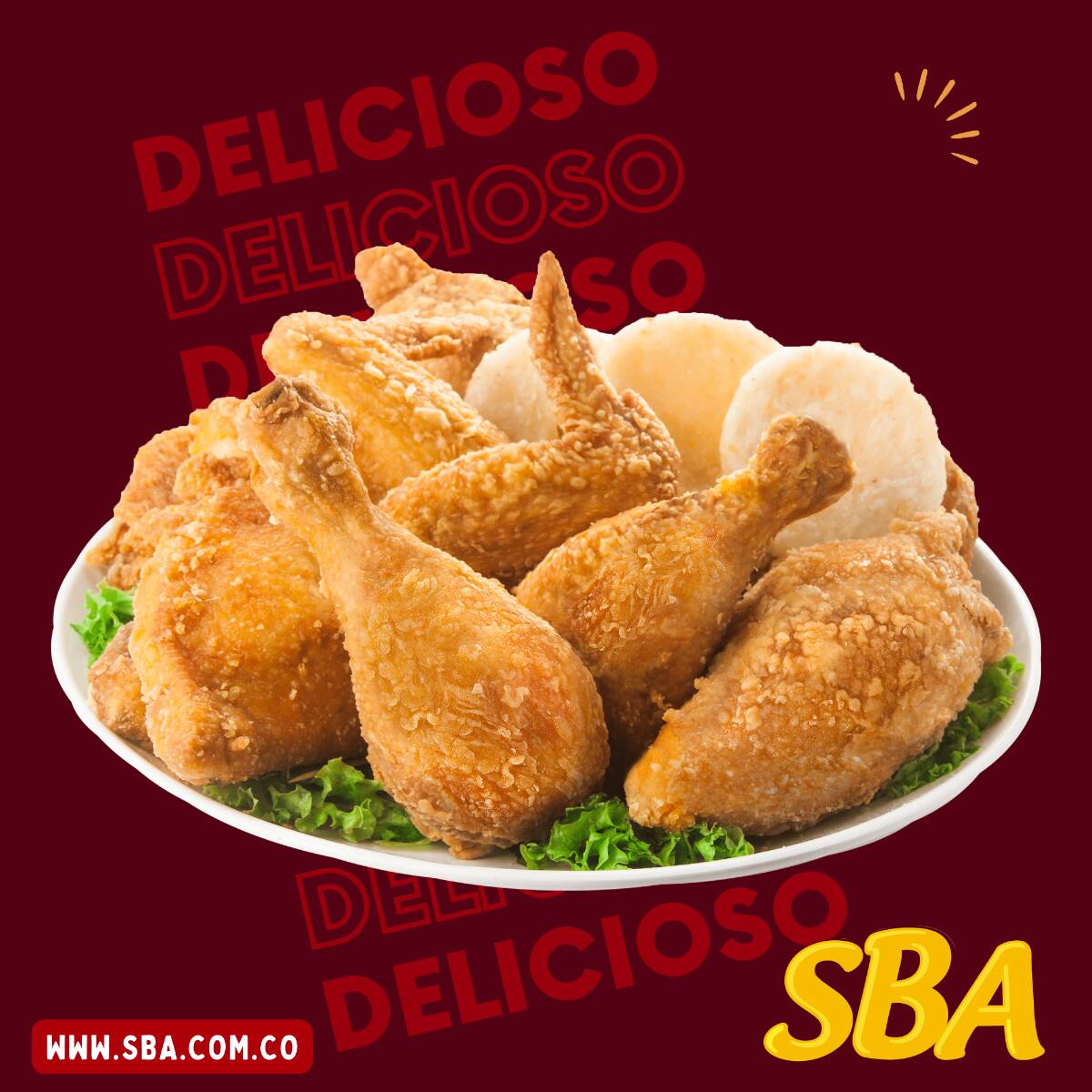 1 Pollo + 1 Acompañamiento
