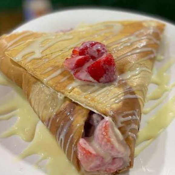 CREPA DE FRESAS CON CREMA