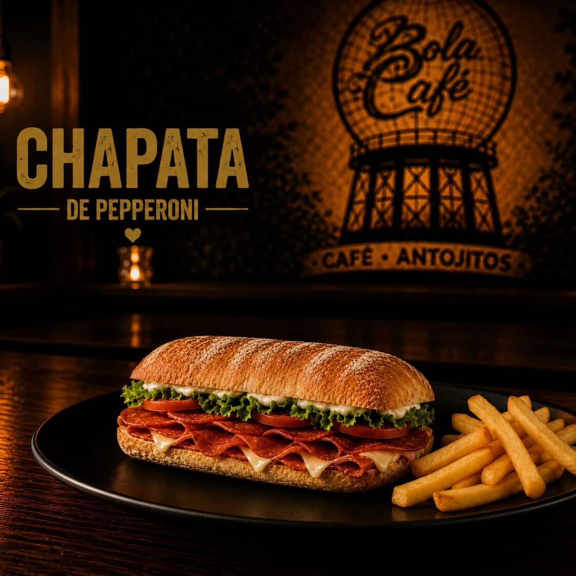 Chapata Peperoni