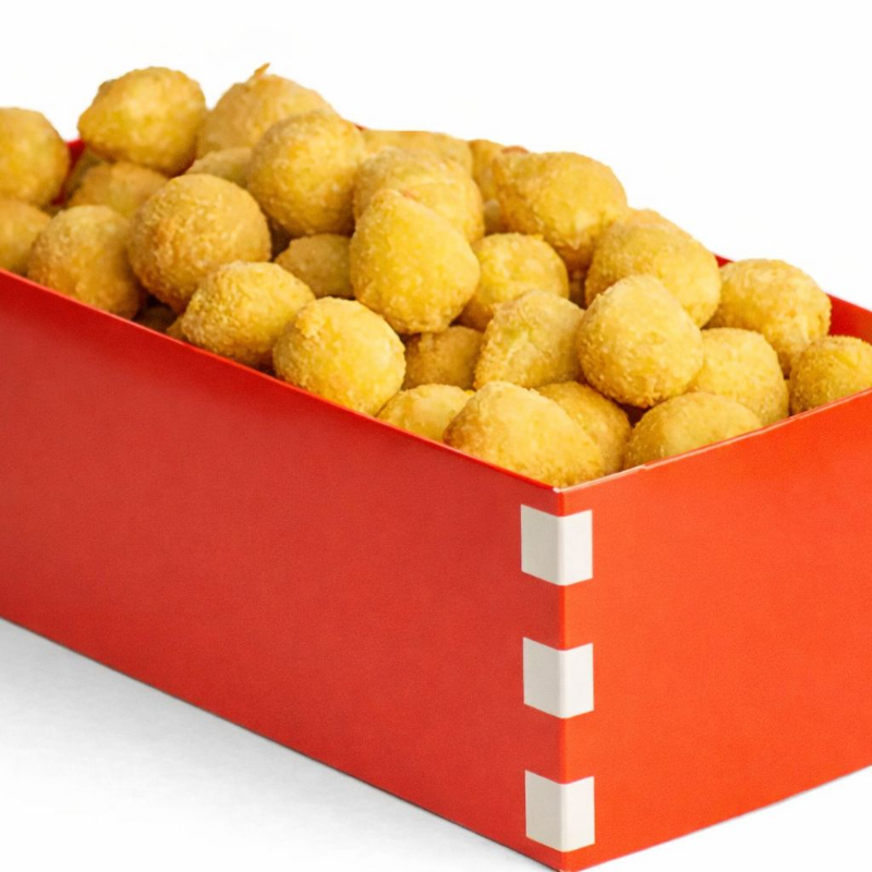 100 mini coxinhas de sabores à sua escolha (Não são tamanhos padrão de festa)