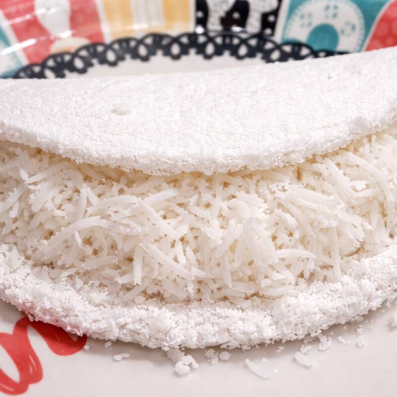 Massa, coco ralado