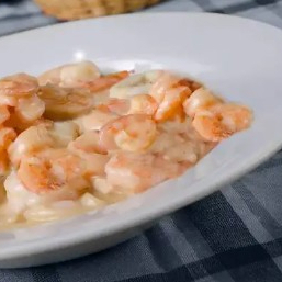 Spaghetti con Camarones